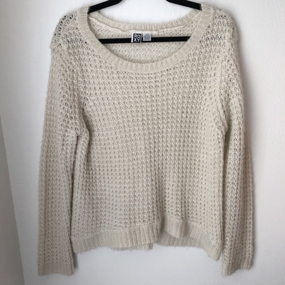 Roxy Sweaters - Roxy Cream Sweater - size large
